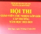 HỘI THI GIÁO VIÊN CHỦ NHIỆM LỚP GIỎI CẤP TRƯỜNG NĂM HỌC 2022 - 2023.